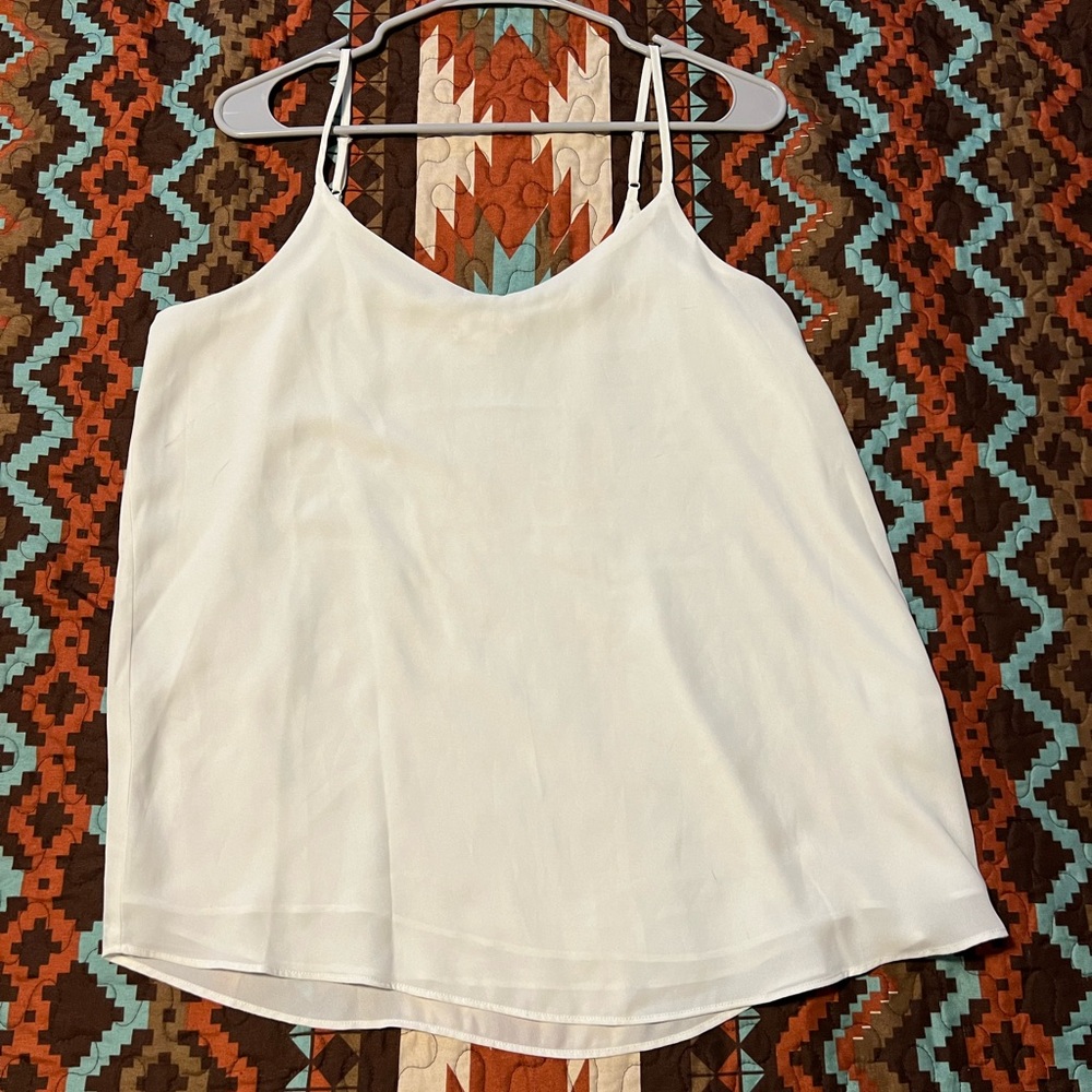 White boutique tank top